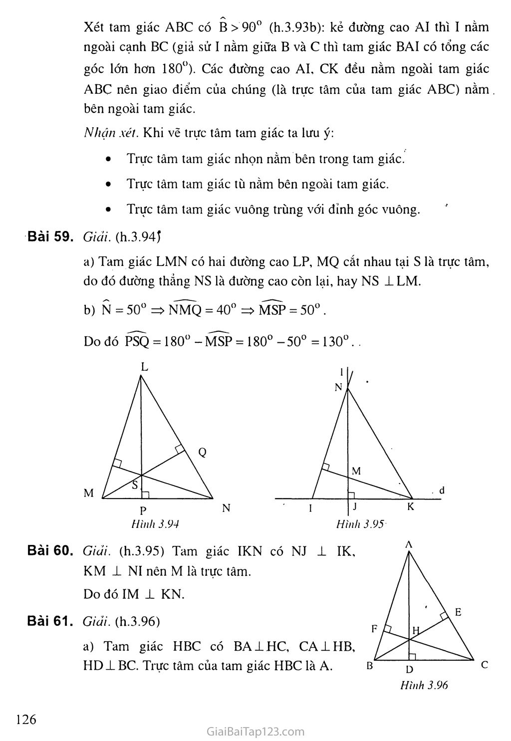Bài 9. Tính chất ba đường cao của tam giác trang 3