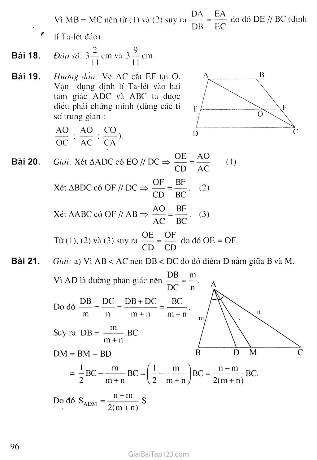 Bài 3. Tính chất đường phân giác của tam giác trang 3