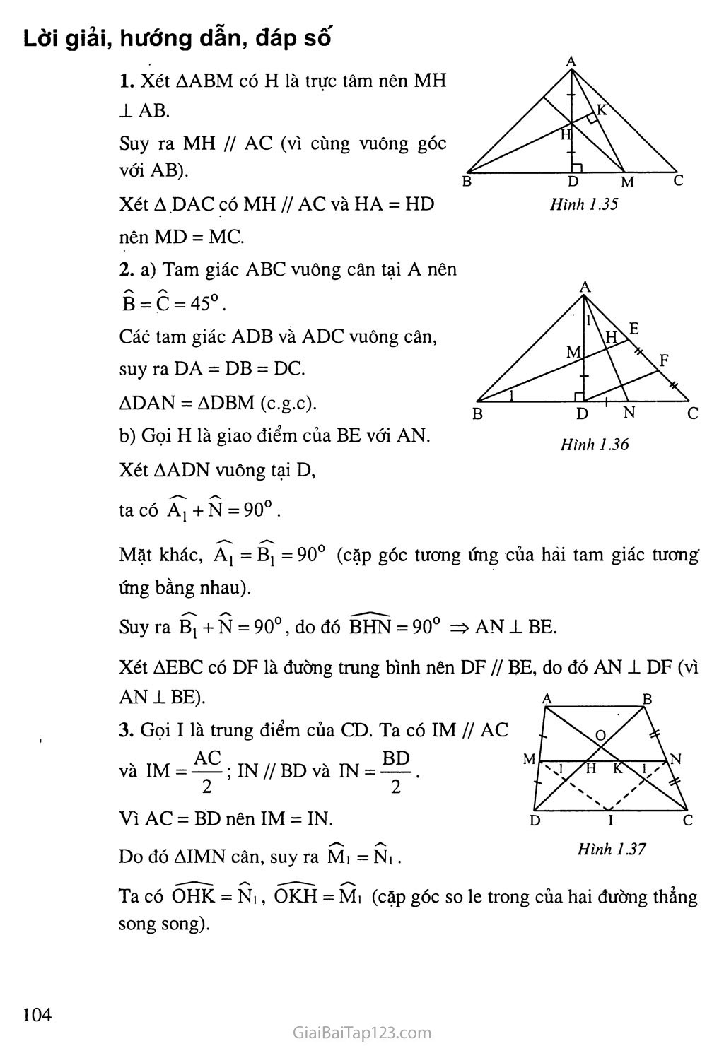 Bài 4. Đường trung bình của tam giác, của hình thang trang 6