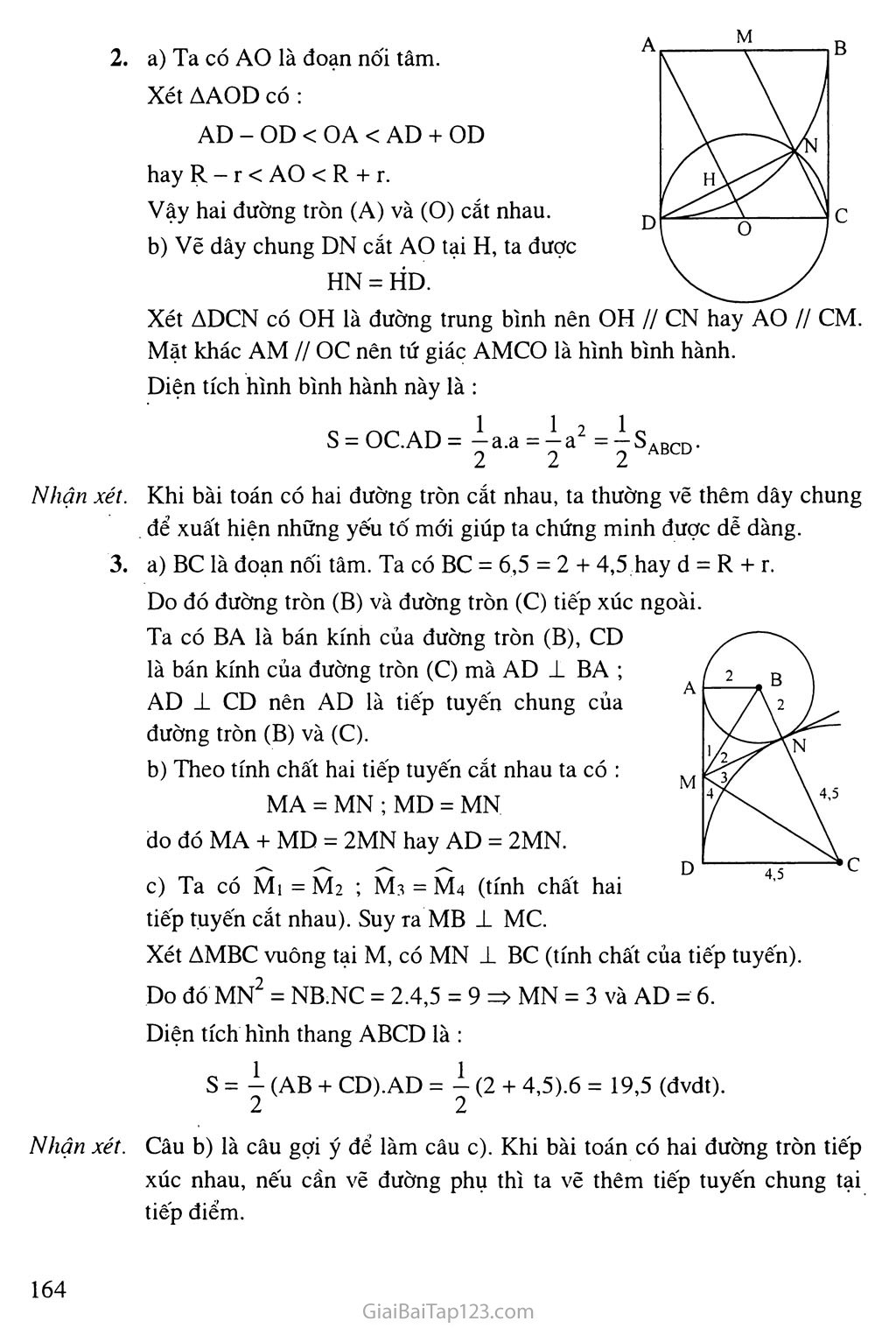 Bài 7 + Bài 8. Vị trí tương đối của hai đường tròn trang 6
