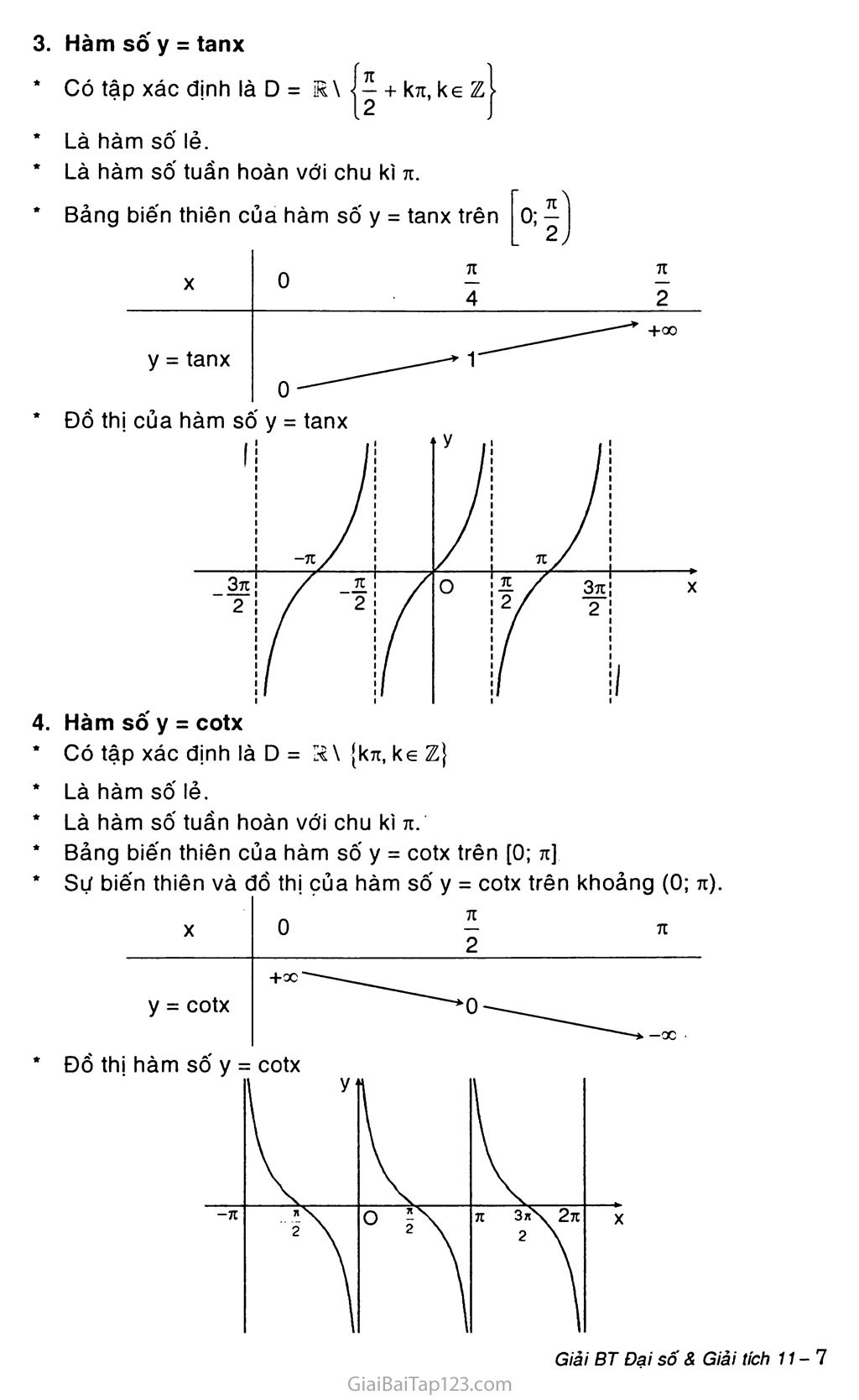 Bài 1. Hàm số lượng giác trang 3