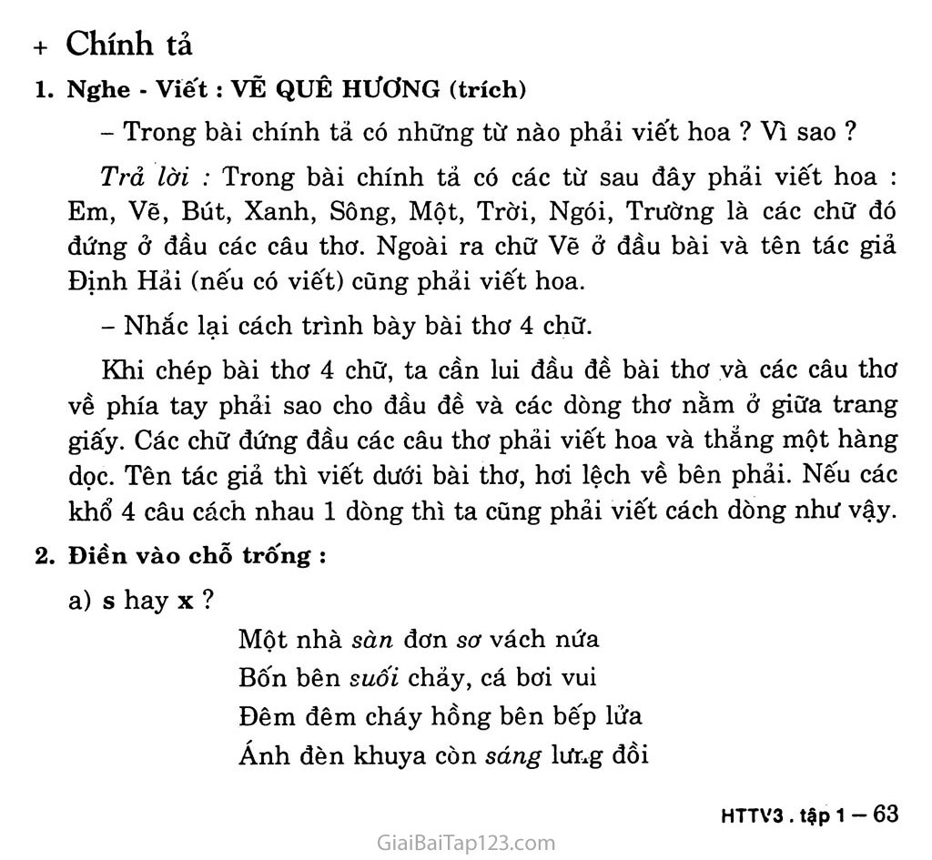 Chính tả nhớ viết lớp 3 tuần 11 bài Vẽ quê hương trang 88 sách Tiếng  Việt tập 1 lớp 3  YouTube