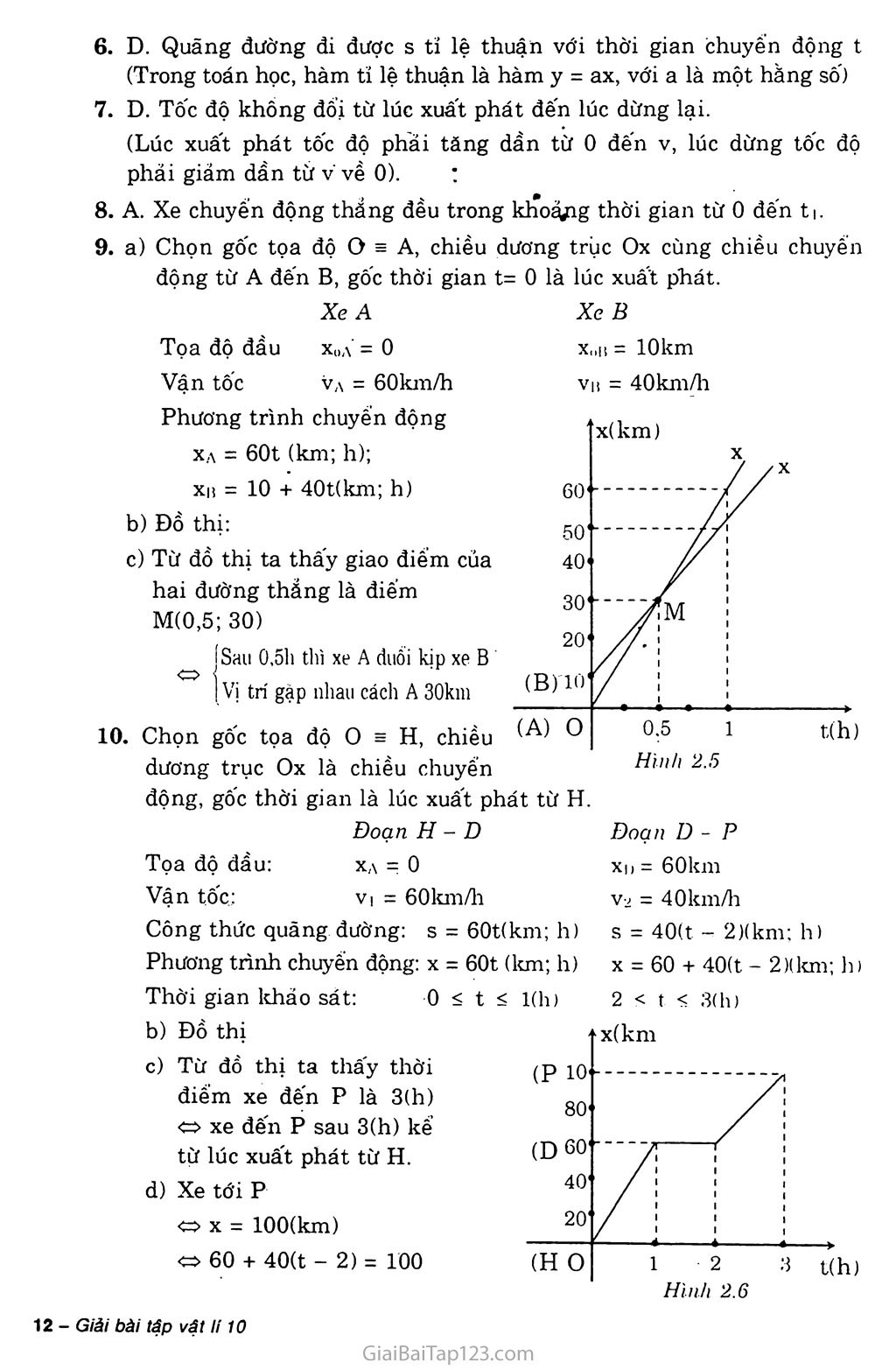Vật lý lớp 10 Bài 3