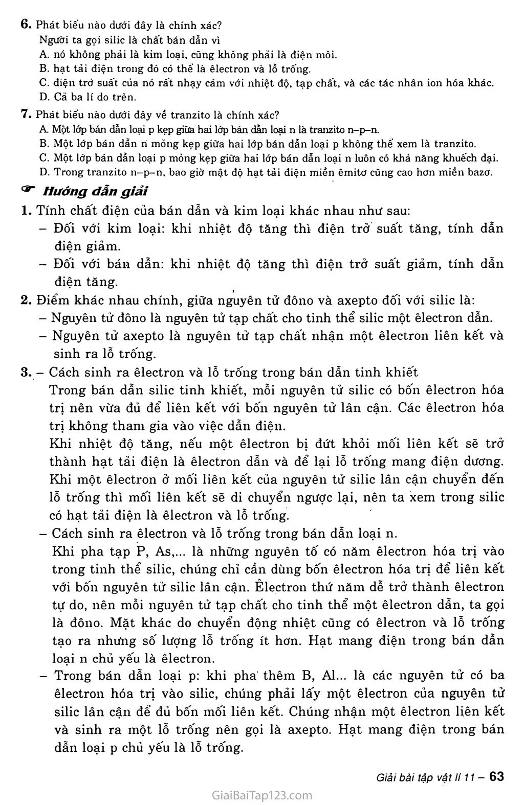 Bài 17: Dòng điện trong chất bán dẫn trang 3