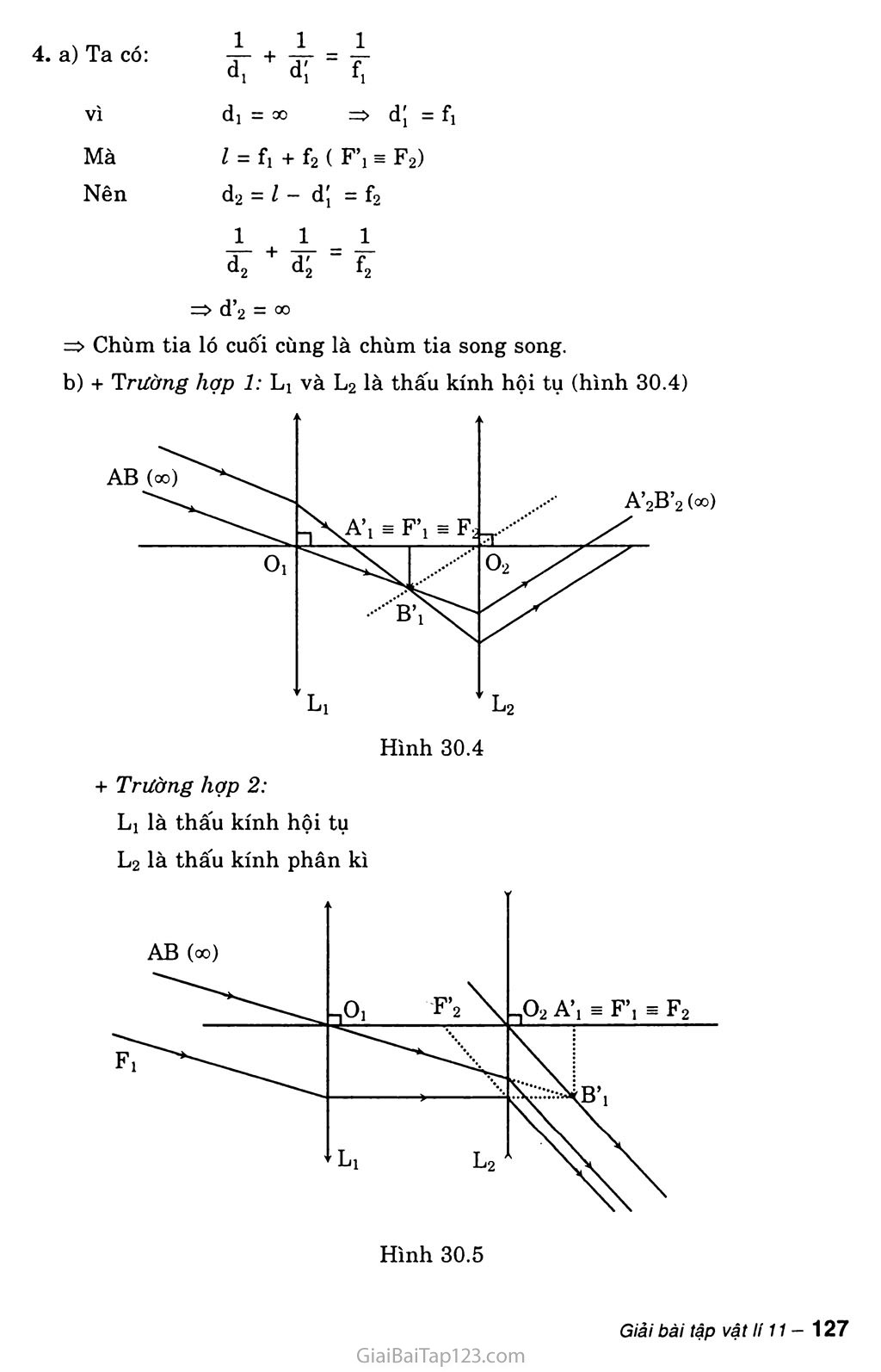 Bài 30: Giải bài toán về hệ thấu kính trang 6