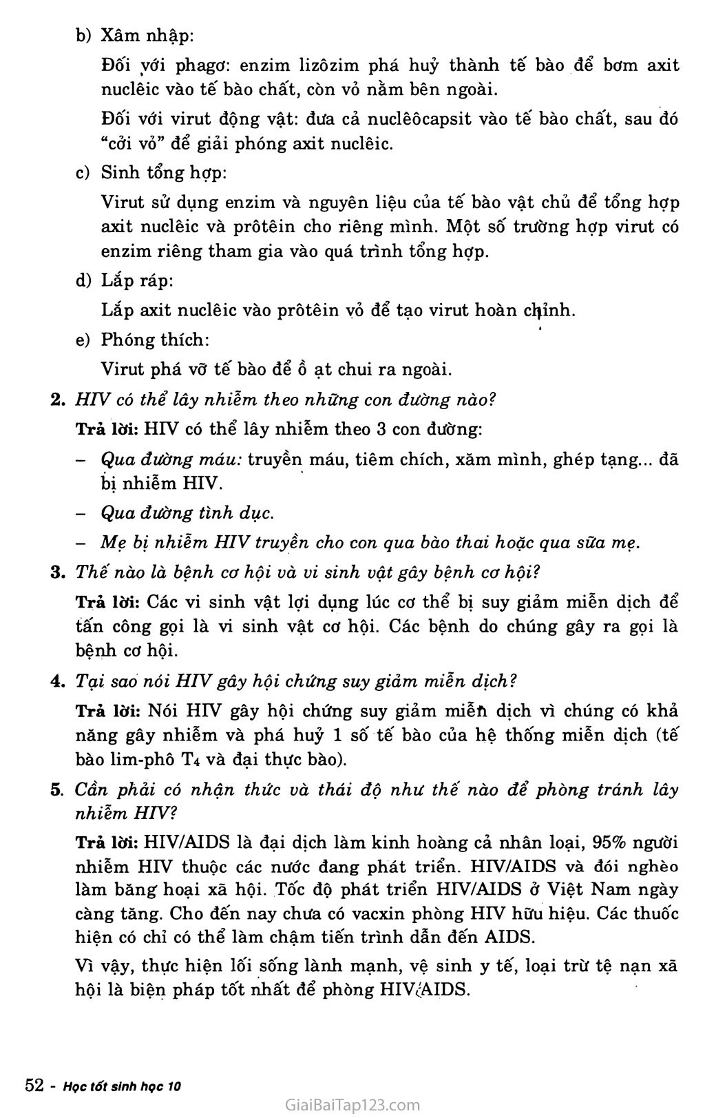 Bài 30. Sự nhân lên của virut trong tế bào chủ trang 2