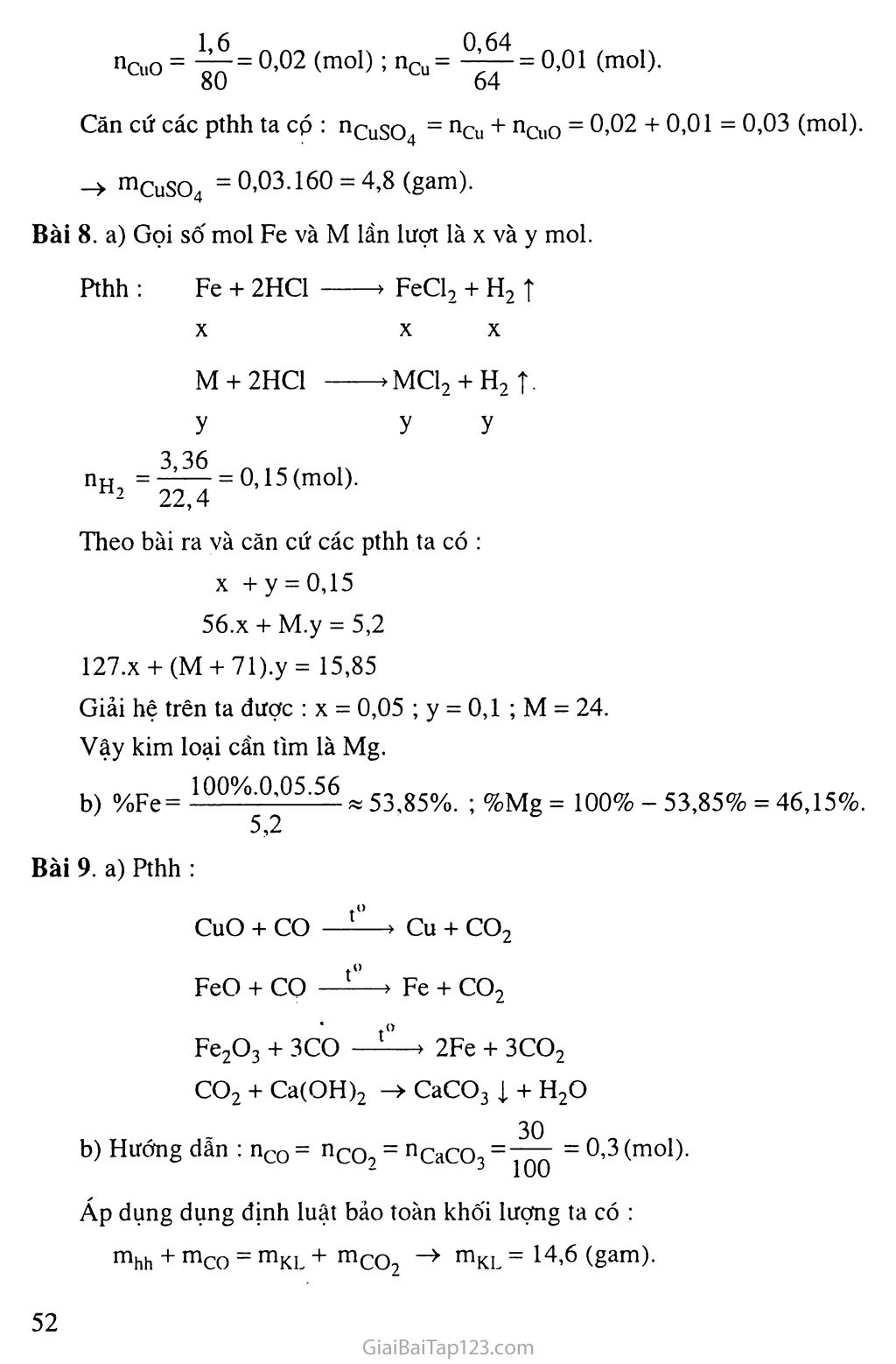 Bài 16: Tính chất hóa học của kim loại trang 6