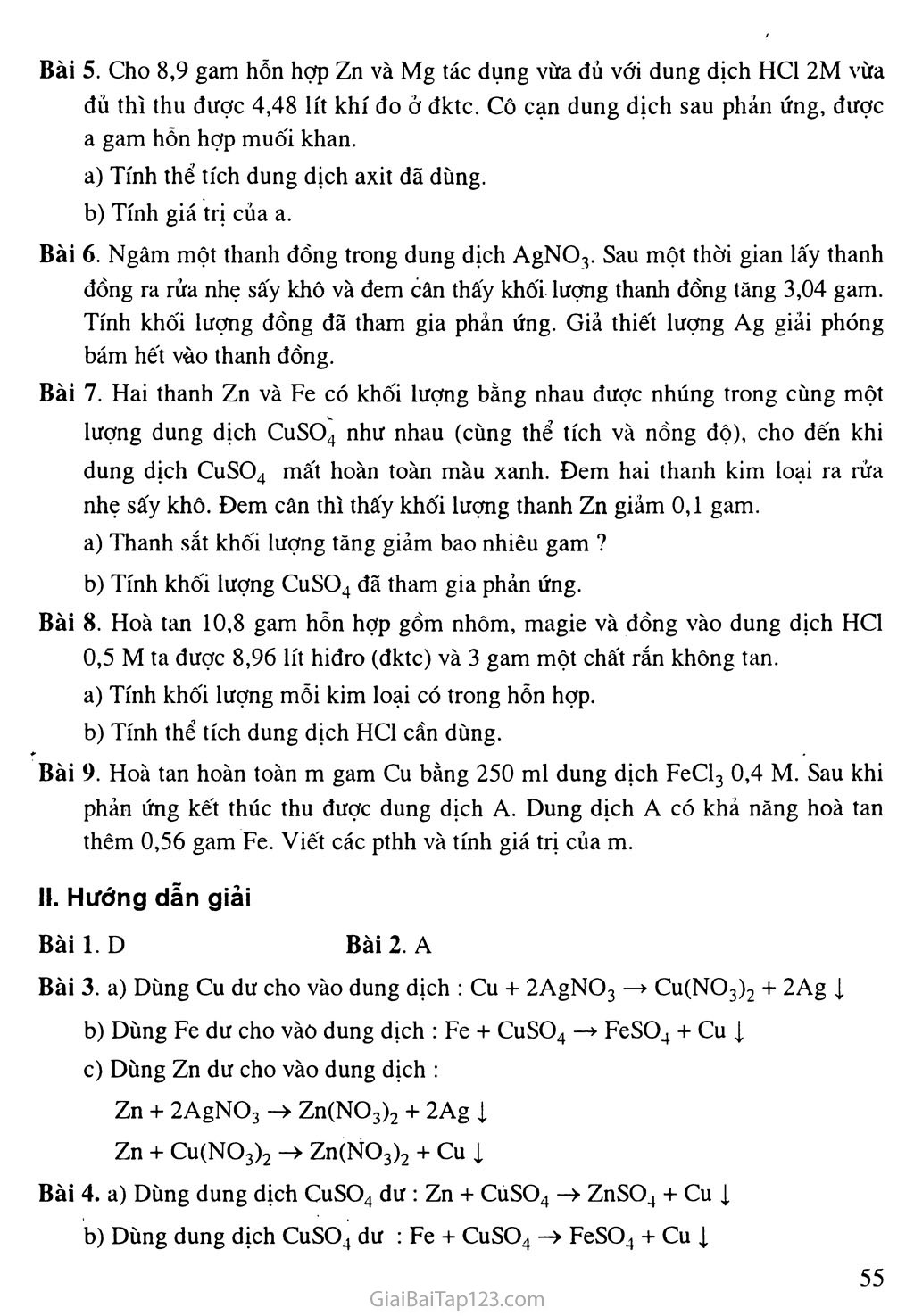 Bài 17: Dãy hoạt động hóa học của kim loại trang 3