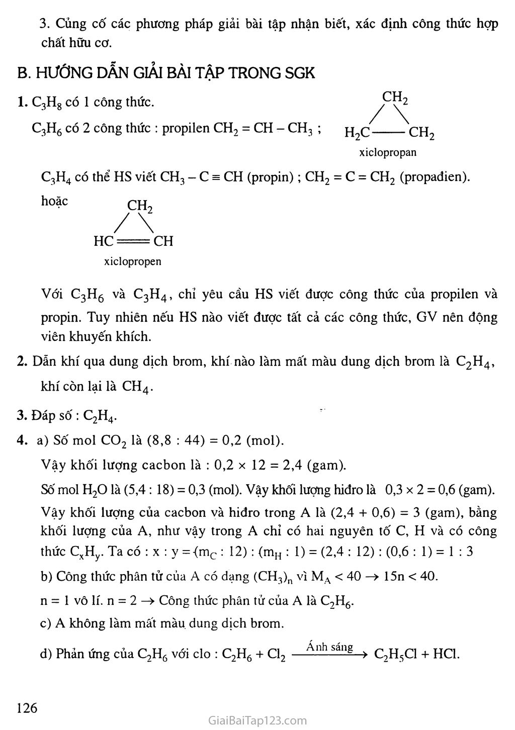 Bài 42: Luyện tập chương 4: Hiđrocacbon - Nhiên liệu trang 2