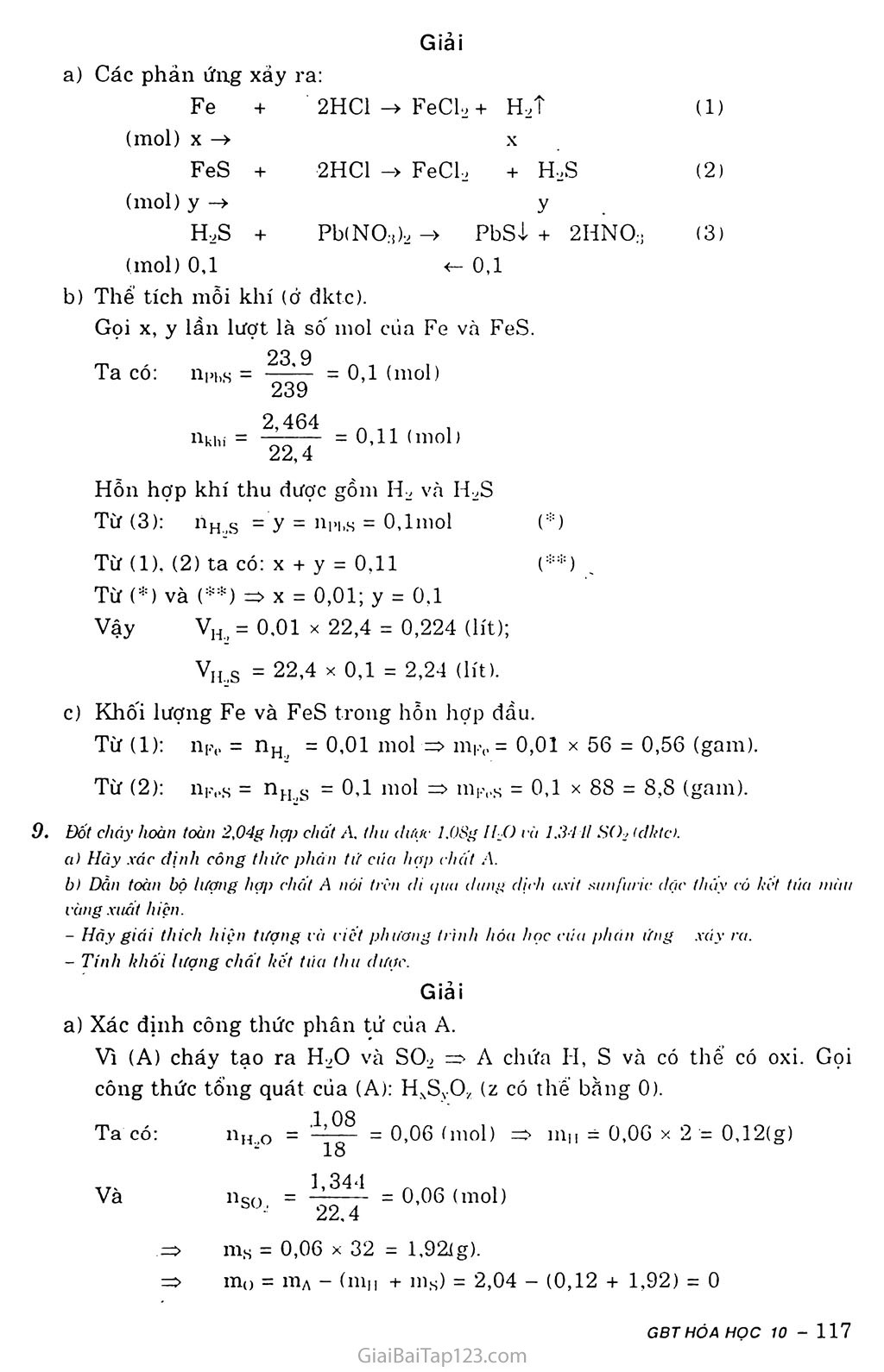 Bài 32: Hiđro sunfua - Lưu huỳnh đioxit. Lưu huỳnh trioxit trang 6
