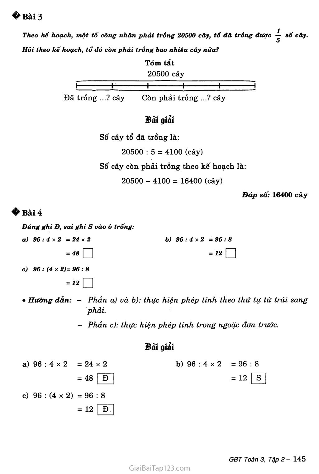 Ôn tập về giải toán trang 2