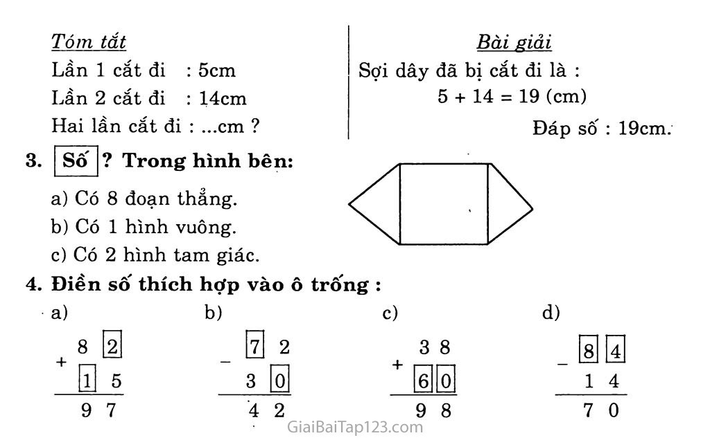 Bài 122: Luyện tập chung trang 2