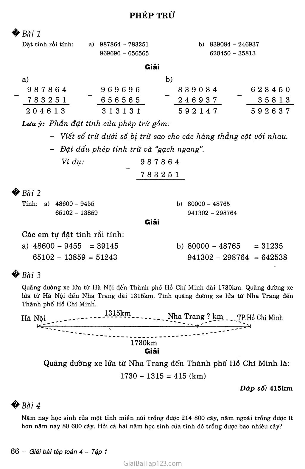 Bài 30: Phép trừ trang 1 Bài 30: Phép trừ trang 1