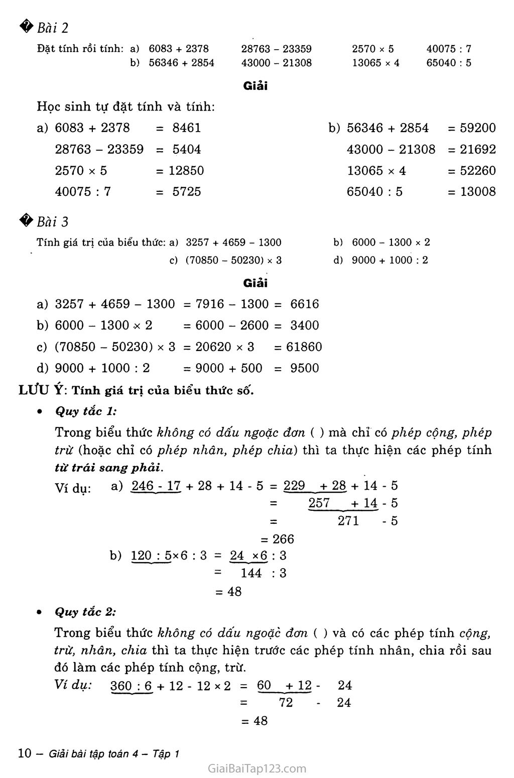 giải toán lớp 4 trang 5