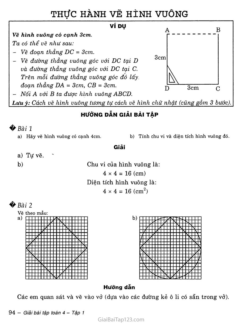 Chi tiết 51 về cách vẽ hình vuông mới nhất  cdgdbentreeduvn