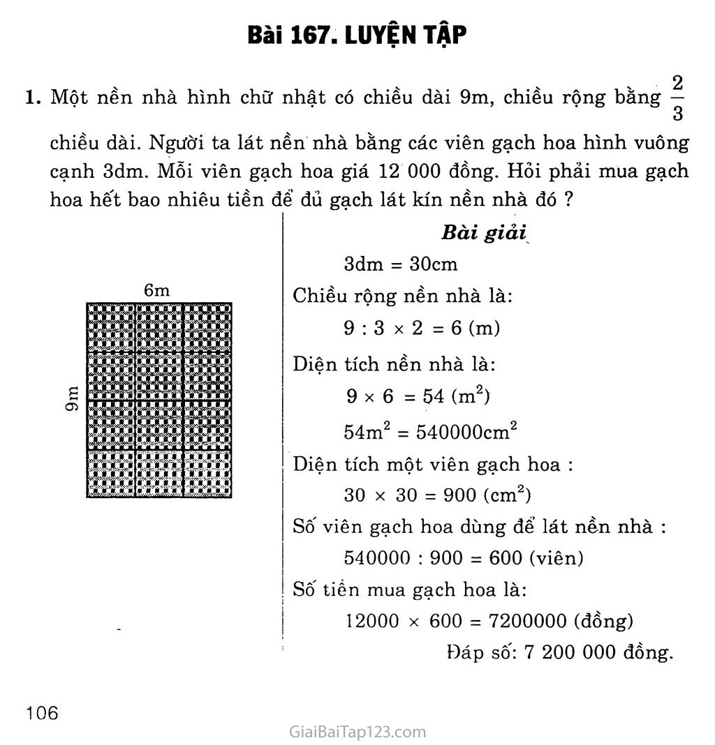 Bài 167: Luyện tập trang 1