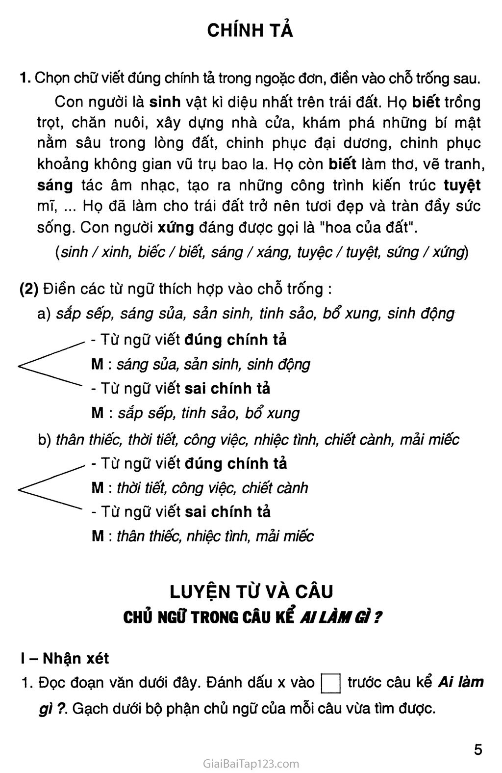 Vở bài tập Tiếng Việt lớp 4 tập 1