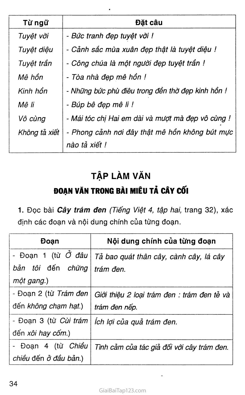 Vở bài tập Tiếng Việt lớp 4 tập 2 trang 50