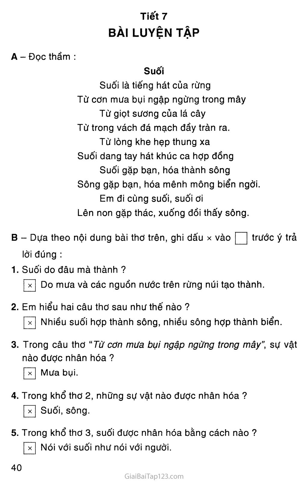 Giải Vở Bài Tập Tiếng Việt Lớp 3 Tập 2 Tuần 27: Ôn Tập Giữa Học Kì Ii