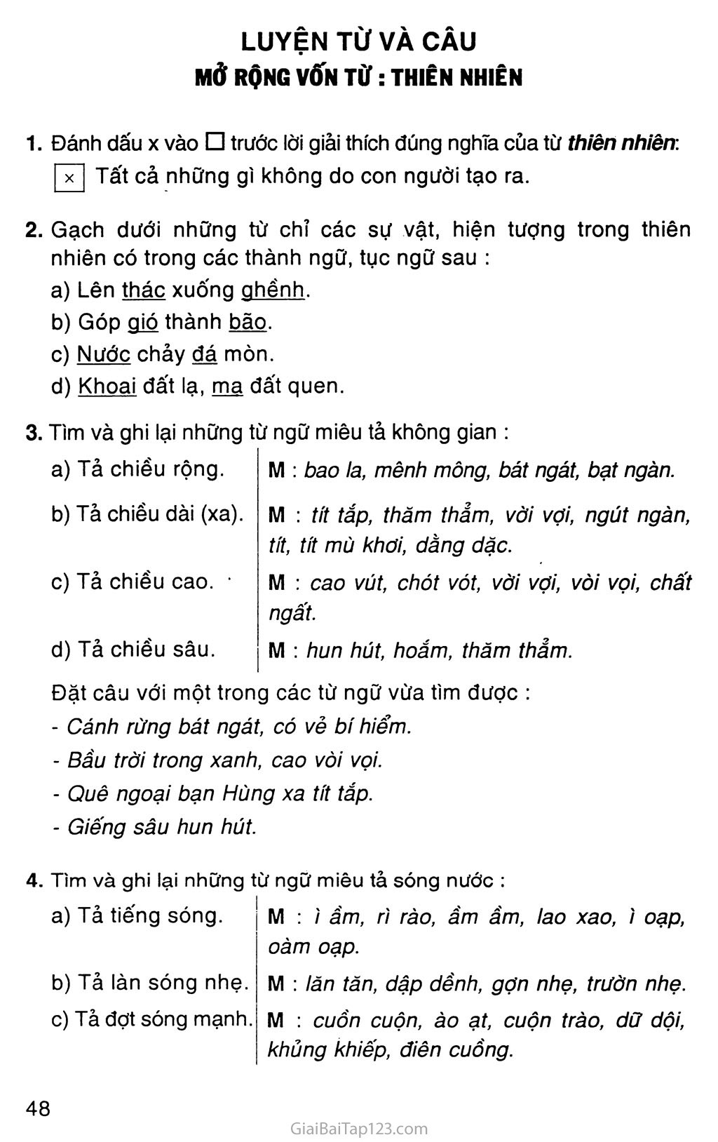 Giải vở bài tập Tiếng Việt lớp 5 tập 1 Tuần 8