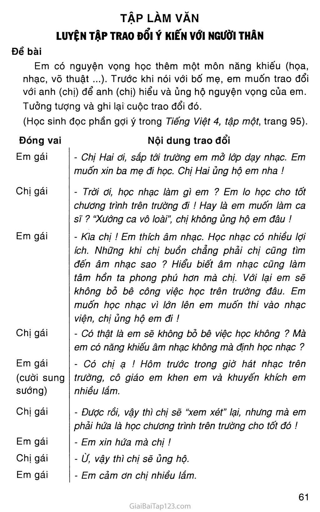 Vở bài tập Tiếng Việt lớp 4 trang 7, 8