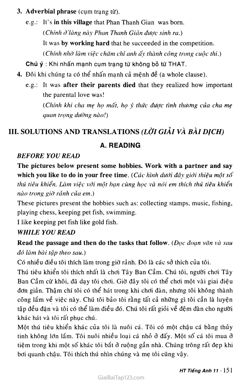 Unit 13: HOBBIES trang 4 Unit 13: HOBBIES trang 4