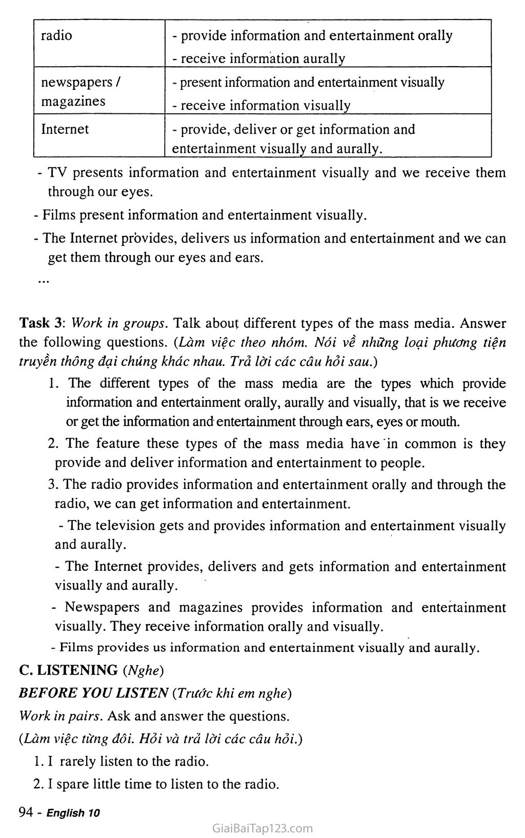 Unit 7: The Mass Media trang 8