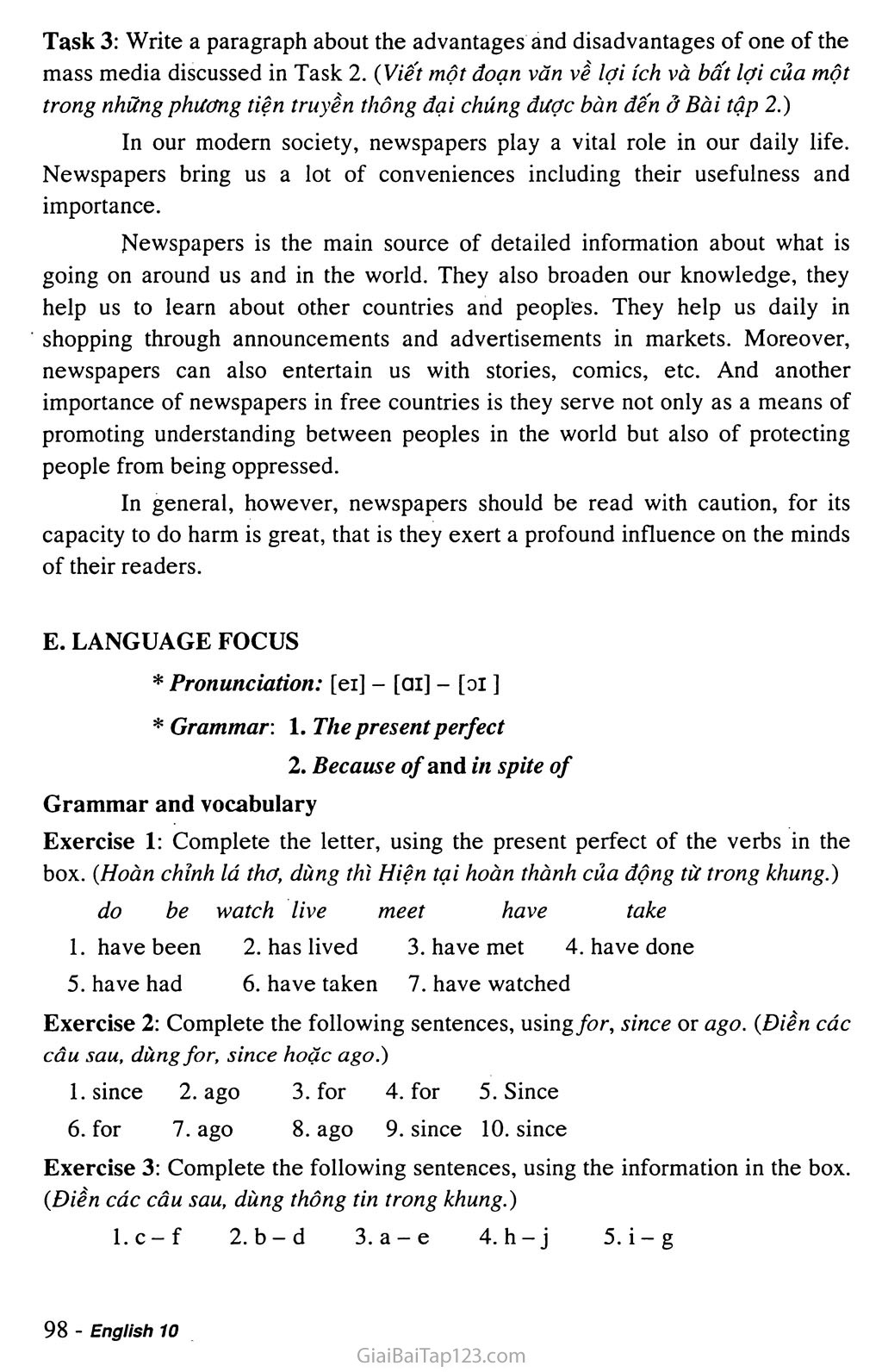 Unit 7: The Mass Media trang 12