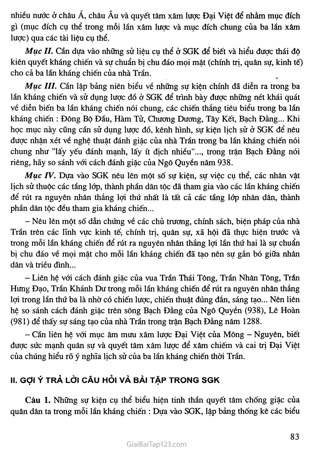 Bài 14: Ba lần kháng chiến chống quân xâm lược Mông - Nguyên (thế kỉ XIII) trang 5