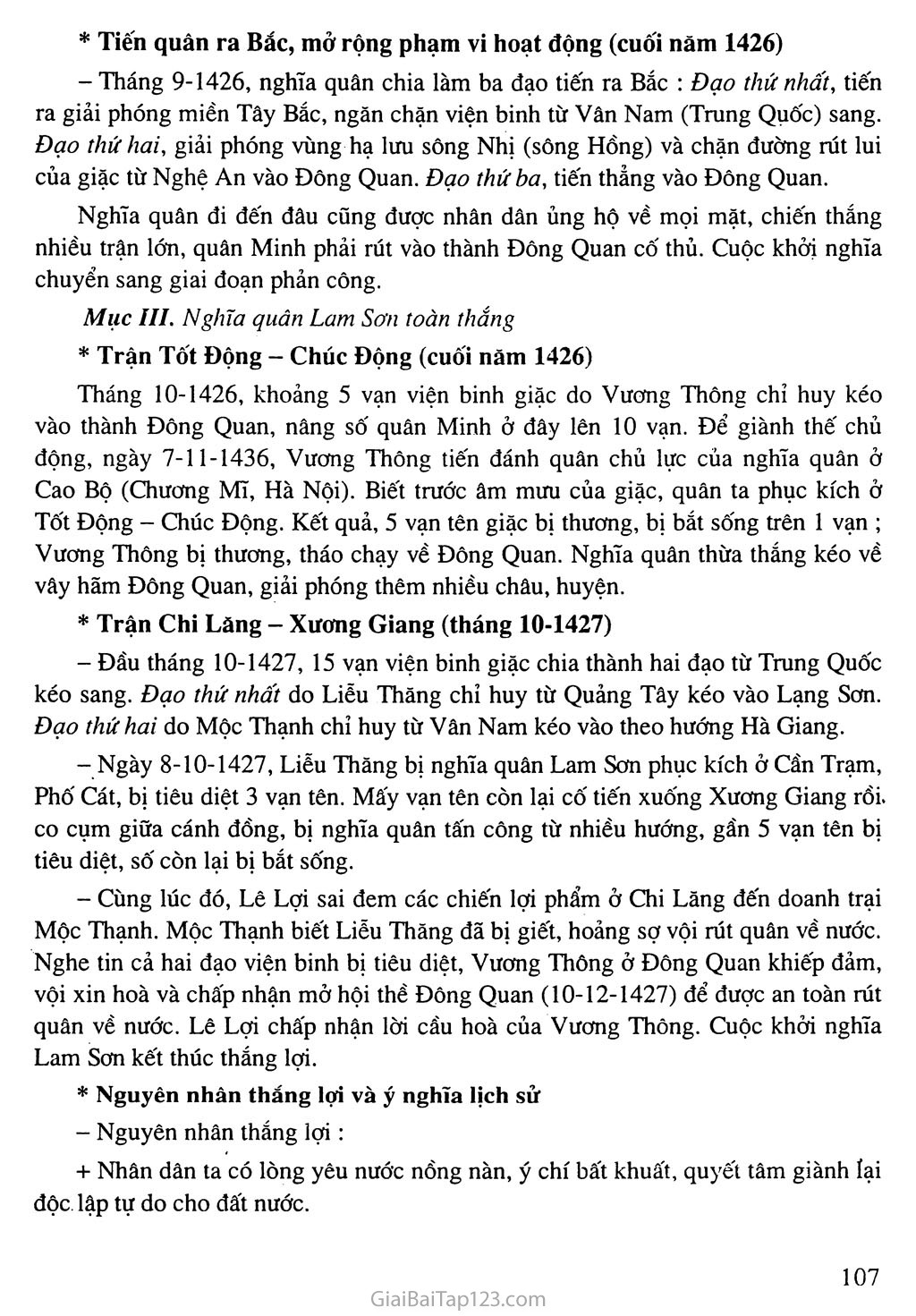 Bài 19: Cuộc khởi nghĩa Lam Sơn (1418 - 1427) trang 3