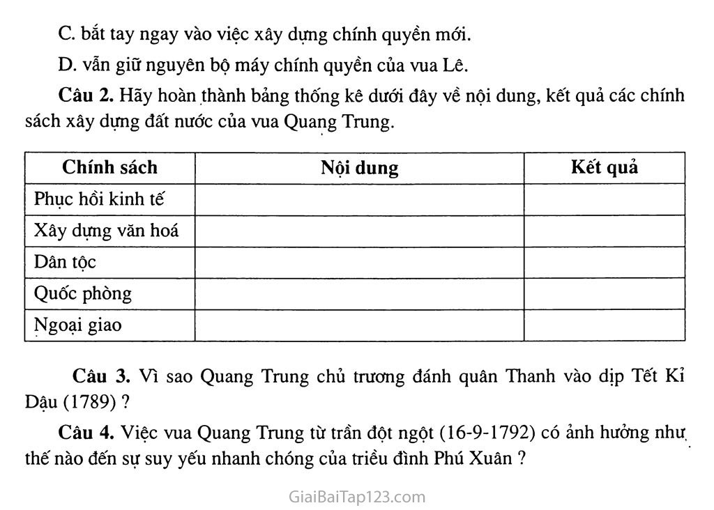 Bài 26: Quang Trung xây dựng đất nước trang 4