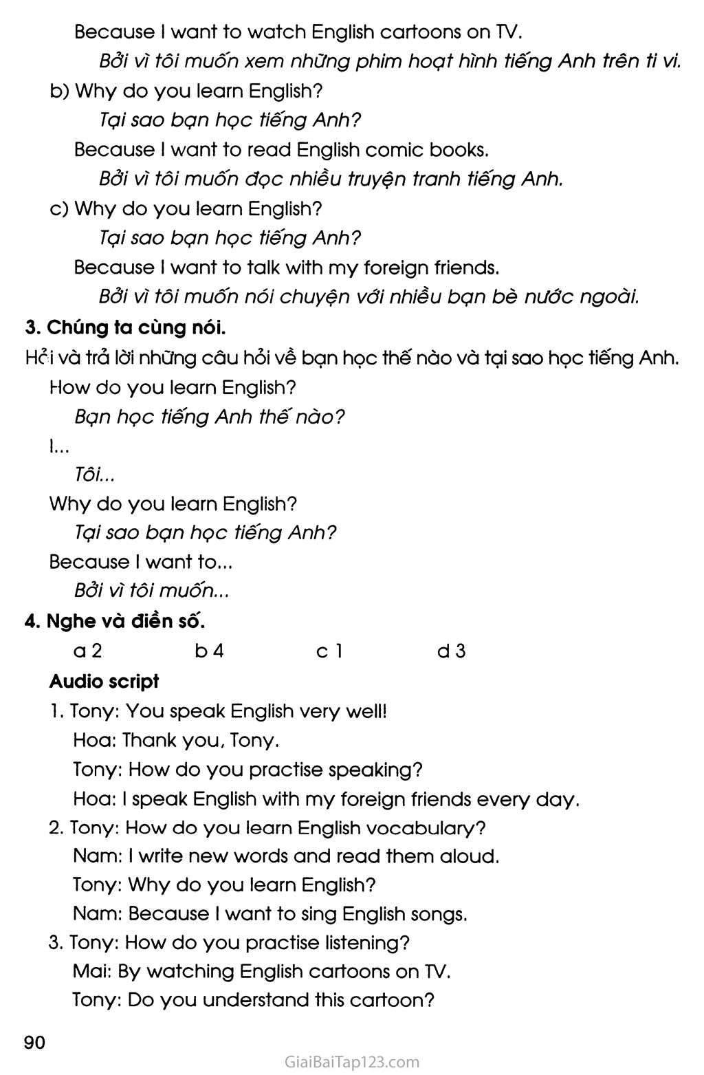 UNIT 7: HOW DO YOU LEARN ENGLISH? trang 10