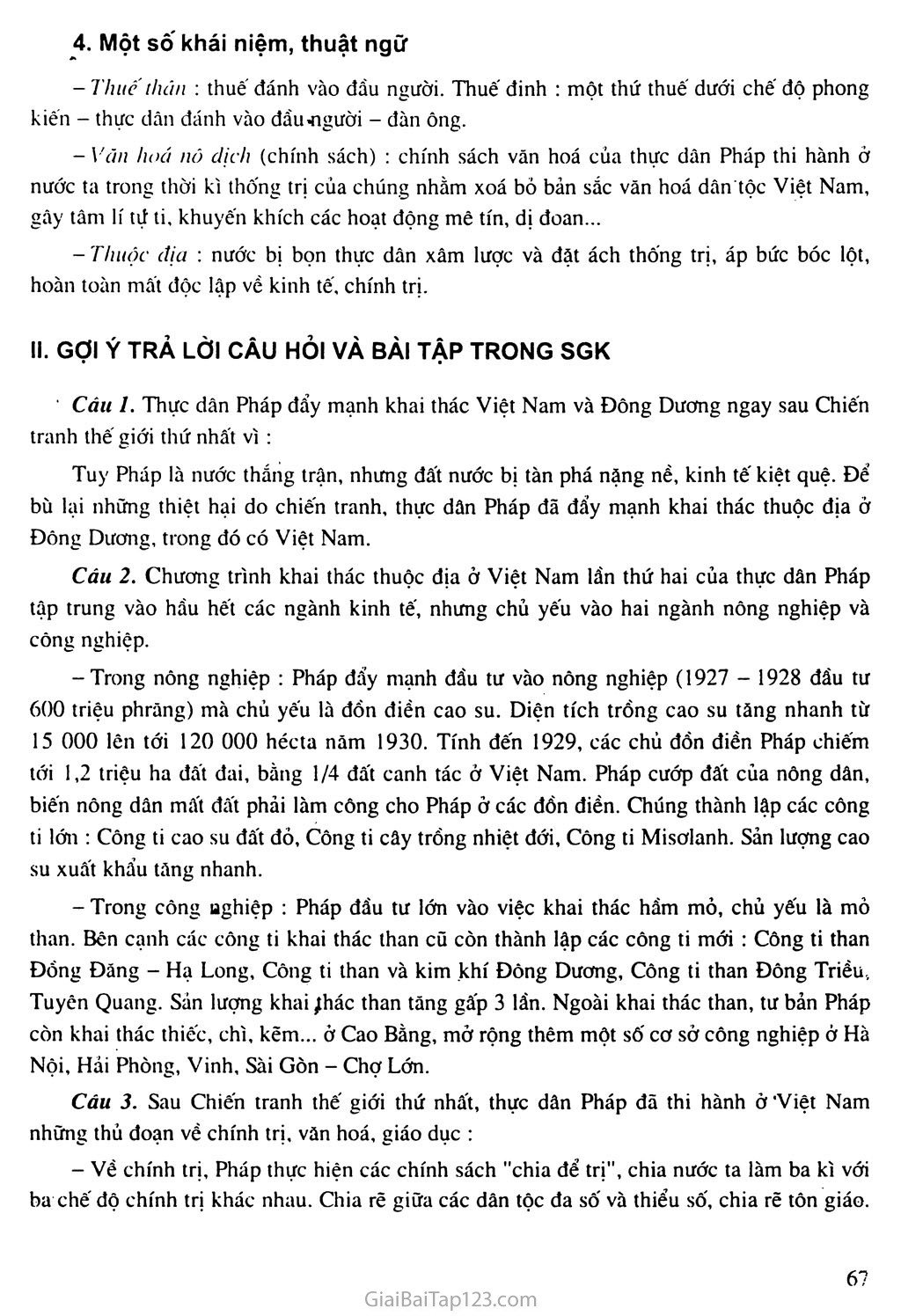 Bài 14: Việt Nam sau Chiến tranh thế giới thứ nhất trang 3