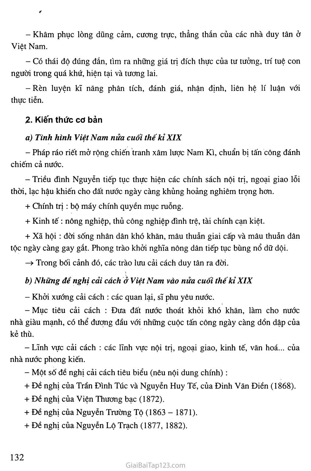 Bài 28: Trào lưu cải cách duy tân ở Việt Nam nửa cuối thế kỉ XIX trang 2