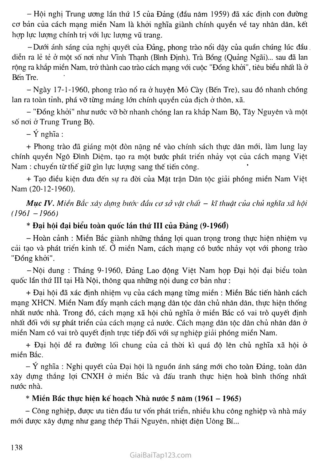 Bài 28: Xây dựng chủ nghĩa xã hội ở miền Bắc, đấu tranh chống đế quốc Mĩ và chính quyền Sài Gòn ở miền Nam (1954 - 1965) trang 3