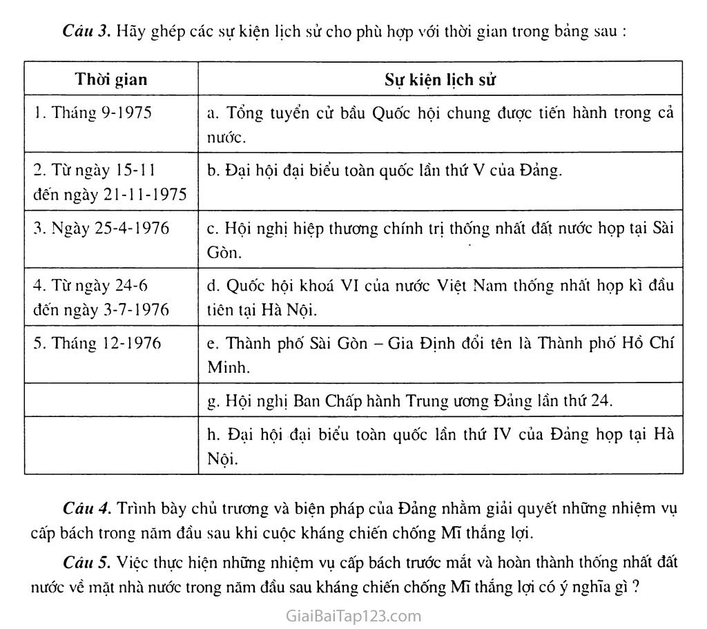 Bài 31: Việt Nam trong năm đầu sau đại thắng Xuân 1975 trang 6