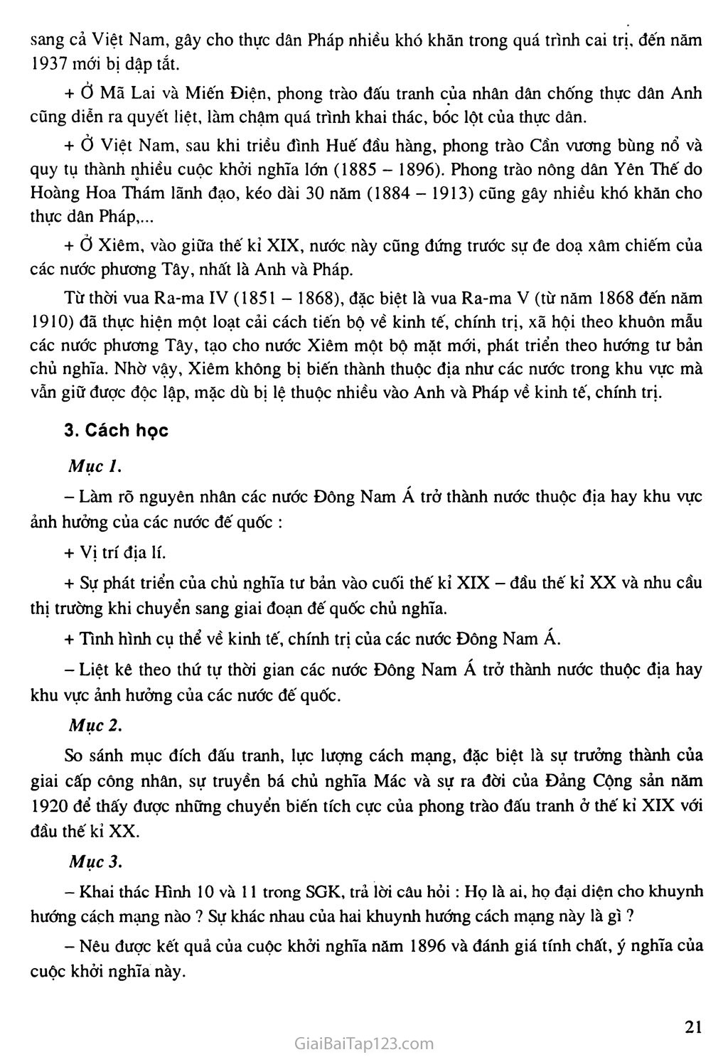 Bài 4: Các nước Đông Nam Á (Cuối thế kỷ XIX - đầu thế kỷ XX) trang 3