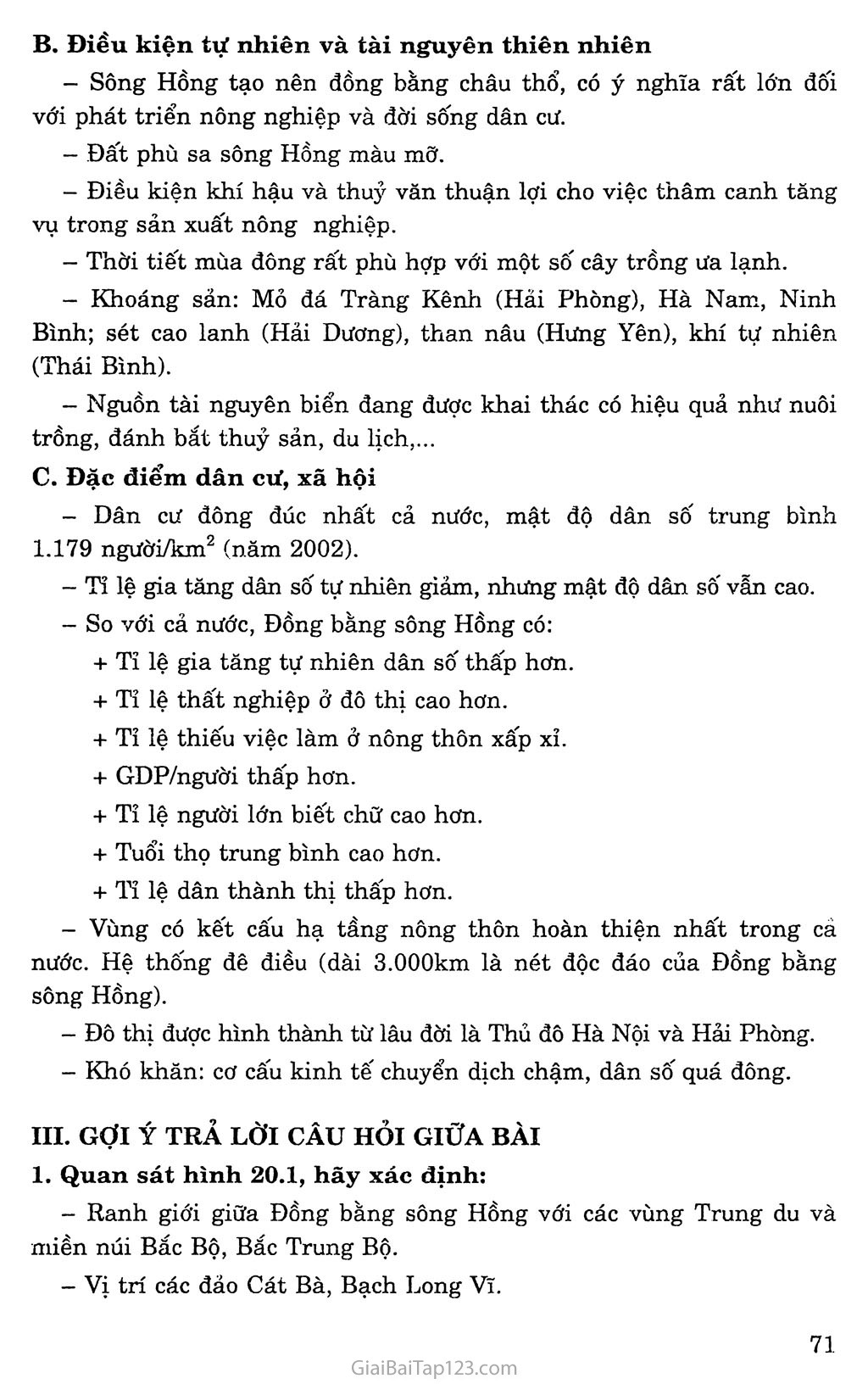 Bài 20: Vùng Đồng bằng sông Hồng trang 2