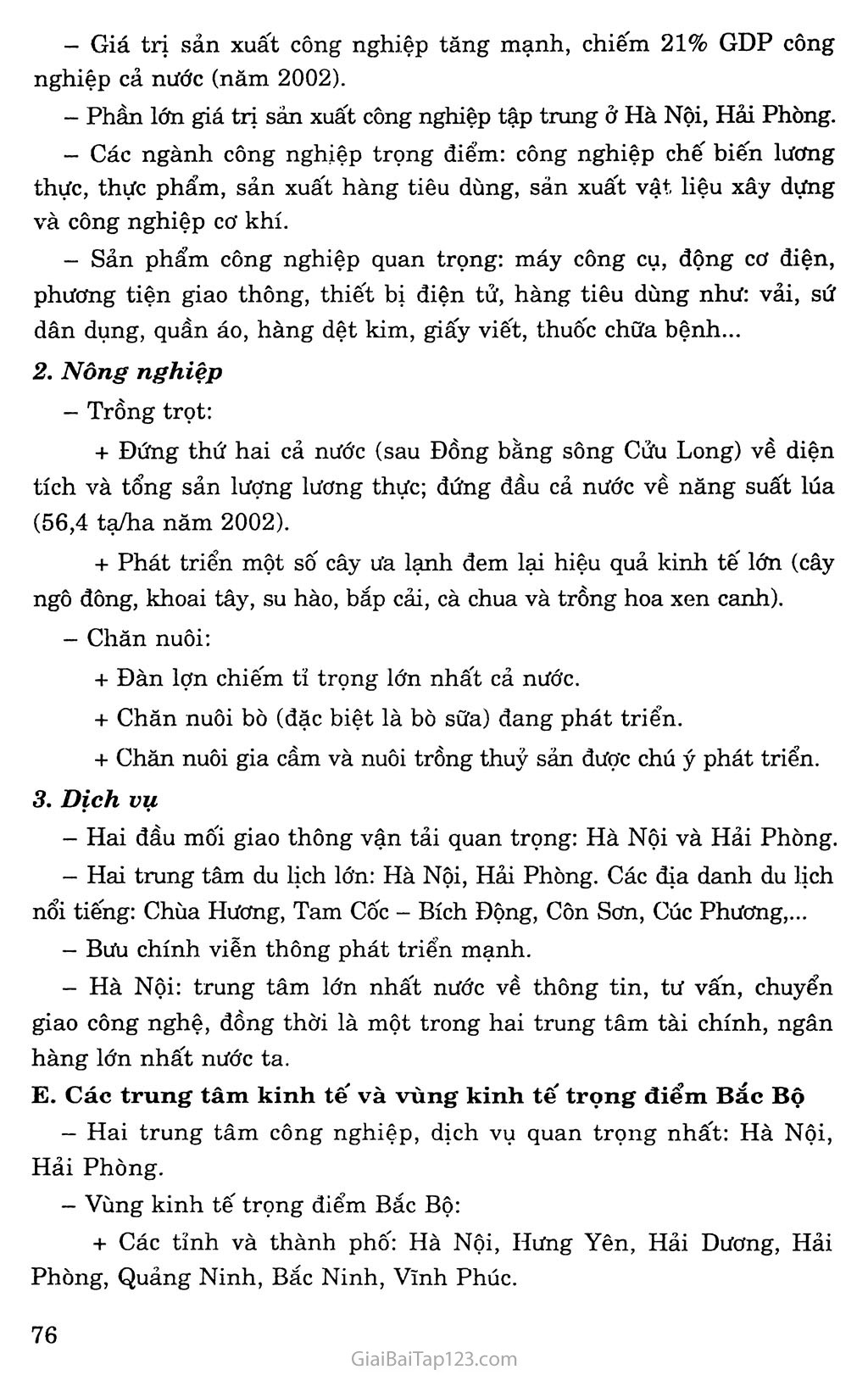 Bài 21: Vùng Đồng bằng sông Hồng (tiếp theo) trang 2