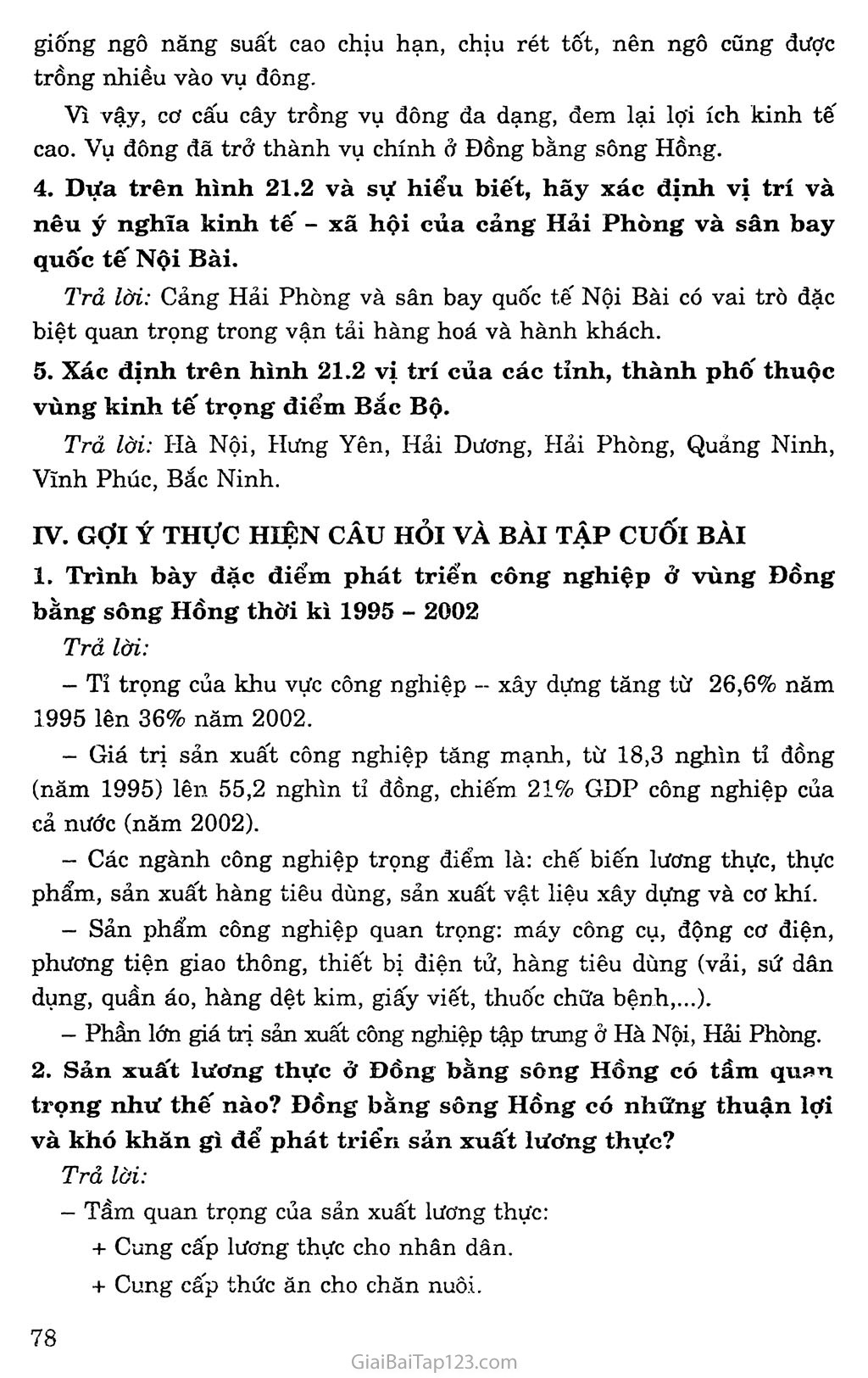 Bài 21: Vùng Đồng bằng sông Hồng (tiếp theo) trang 4