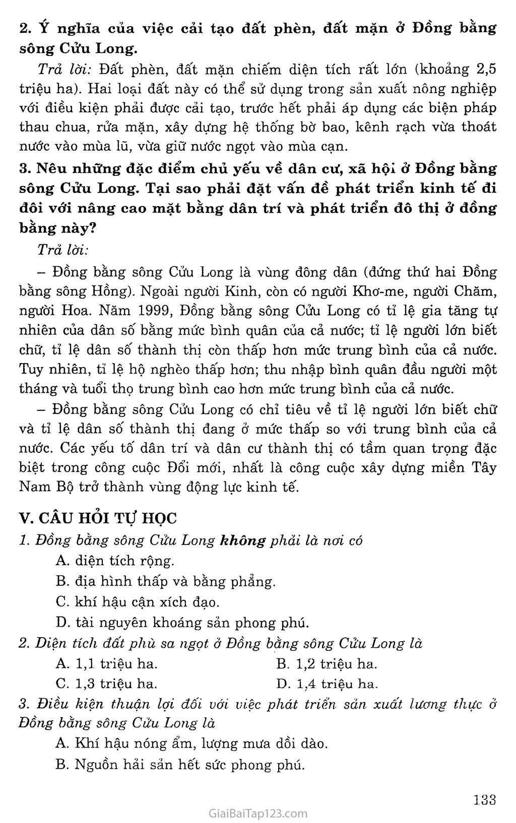 Bài 35: Vùng Đồng bằng sông Cửu Long trang 4