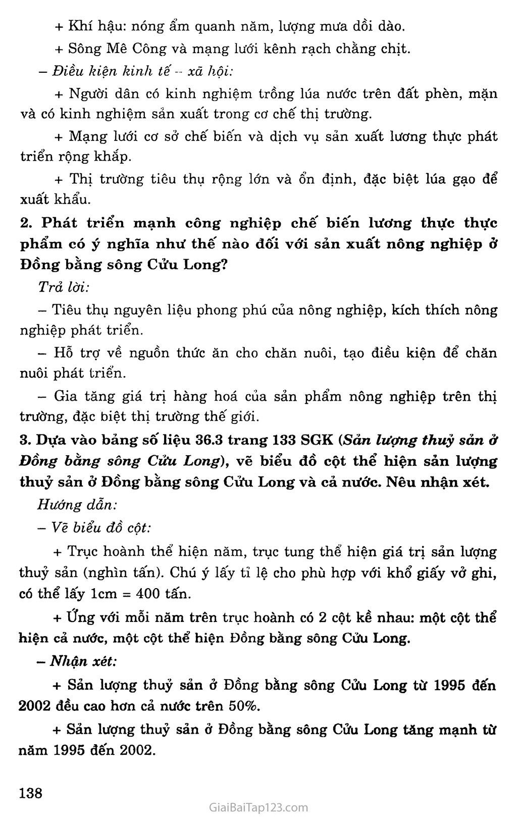 Bài 36: Vùng Đồng bằng sông Cửu Long (tiếp theo) trang 5