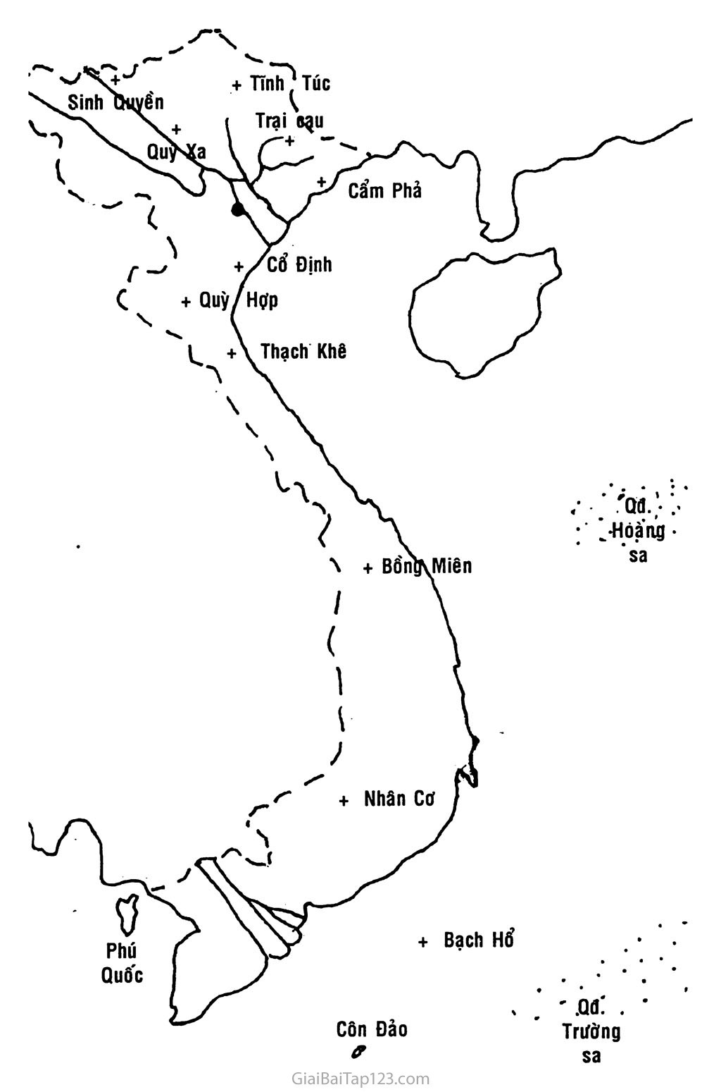 Bài 27: Thực hành: Đọc bản đồ Việt Nam trang 3