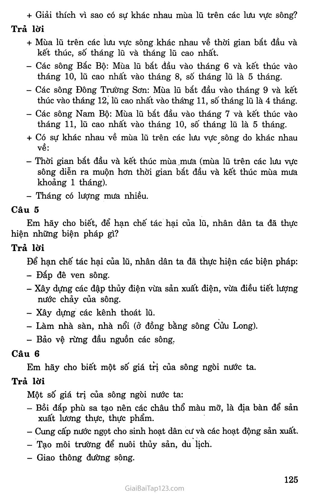 Bài 33: Đặc điểm sông ngòi Việt Nam trang 2