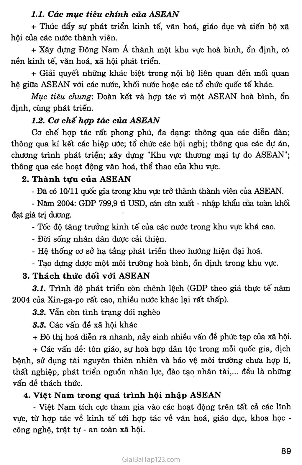 Tiết 3: Hiệp hội các nước Đông Nam Á (ASEAN) trang 2
