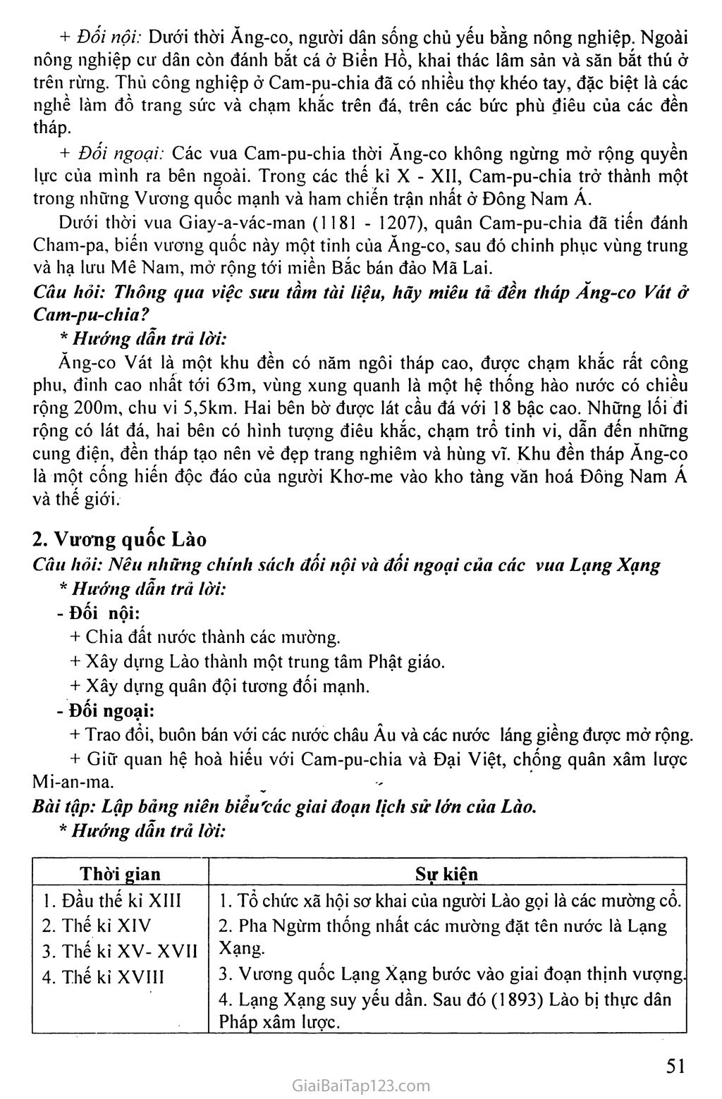 Bài 12: Vương quốc Cam-pu-chia và Vương quốc Lào trang 3