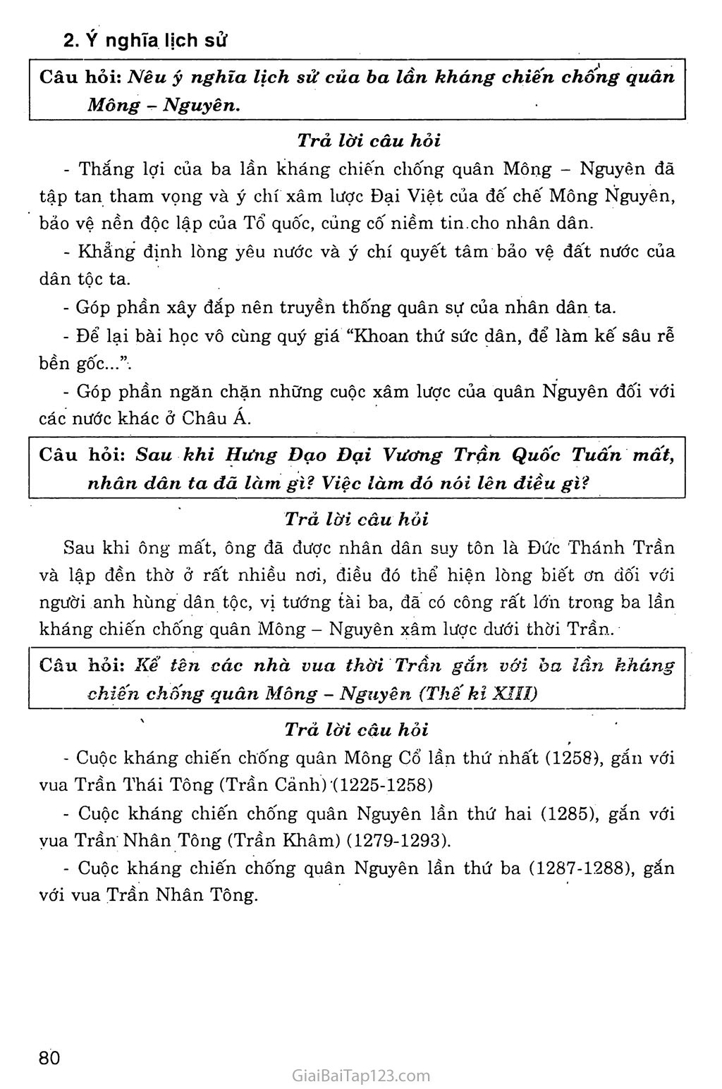 Bài 14: Ba lần kháng chiến chống quân xâm lược Mông - Nguyên (thế kỉ XIII) trang 13