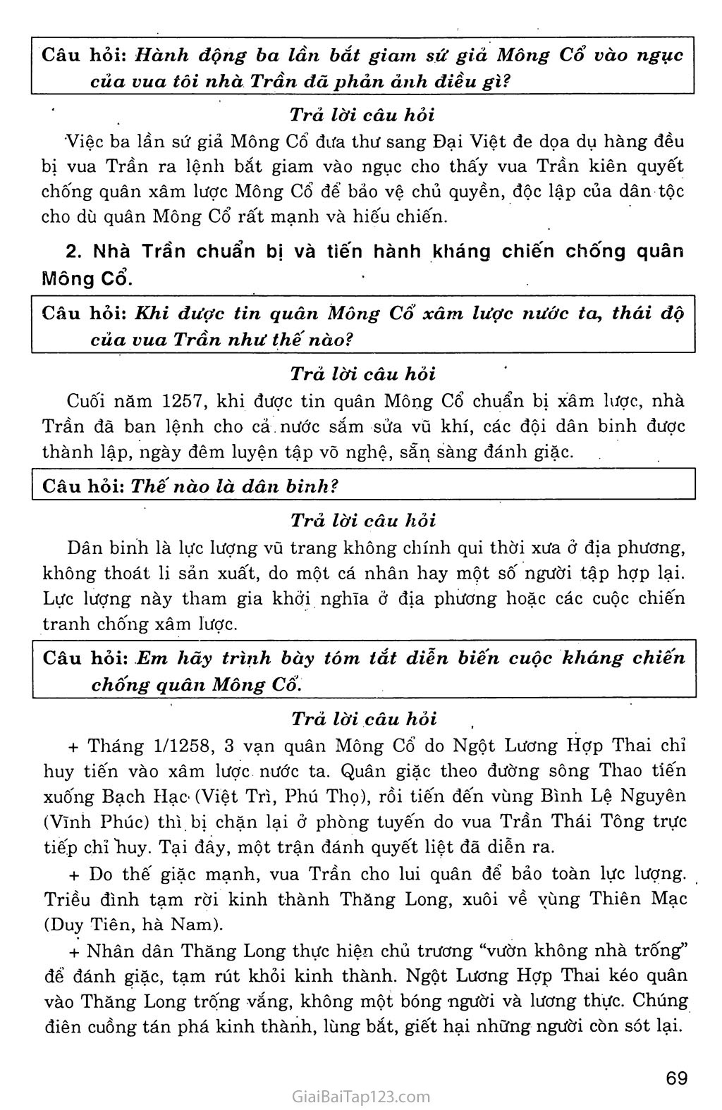 Bài 14: Ba lần kháng chiến chống quân xâm lược Mông - Nguyên (thế kỉ XIII) trang 2