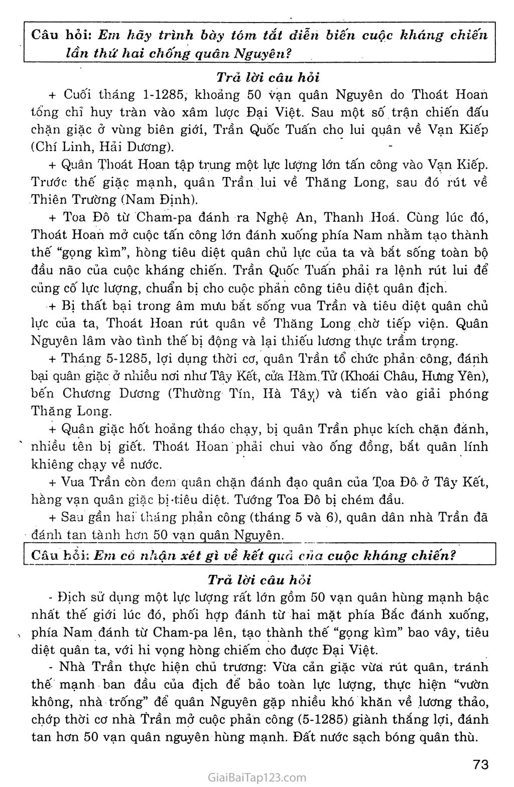 Bài 14: Ba lần kháng chiến chống quân xâm lược Mông - Nguyên (thế kỉ XIII) trang 6