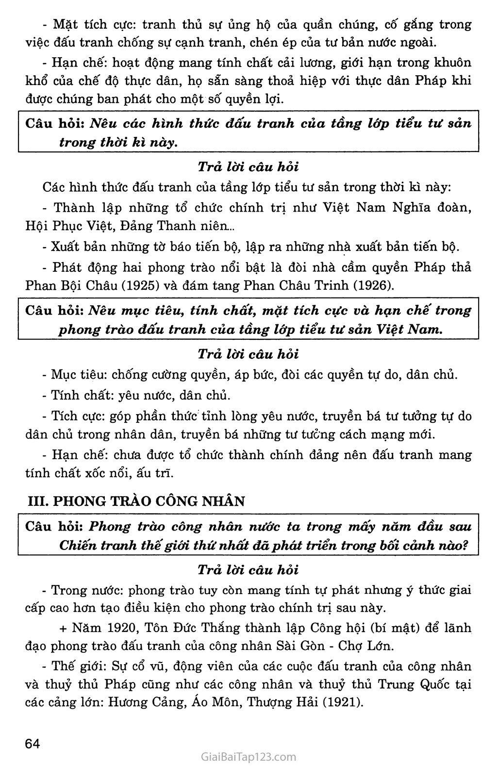 Bài 15: Phong trào cách mạng Việt Nam sau Chiến tranh thế giới thứ nhất (1919 - 1925) trang 3